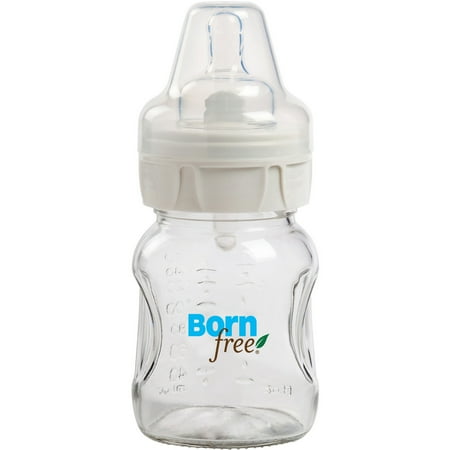 Born Free Feeding Glass Baby Bottle - Slow Flow - 5 oz