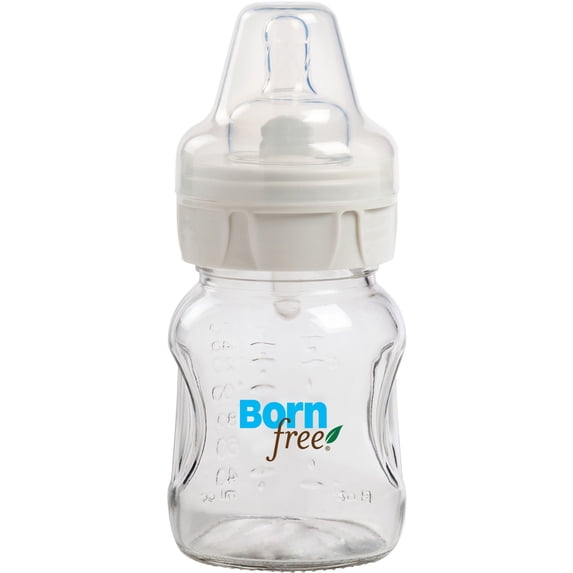 Born Free Feeding Glass Baby Bottle - Slow Flow - 5 oz