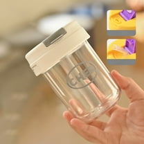 Glass&Bottle Water Cup*1Pc Lid*1Pc Color Box*1Pc New Plastic Cups Ton Ton Cup High Color Plastic Water Cup Coffee Student Couples High Value Cups Flower Tea Cups Portable and Small Gift