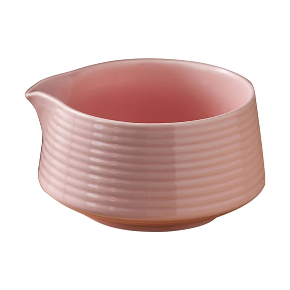 Glass Bottle Japanese Matcha Bowl Handmade Cup with Spout for Tea and Restaurants