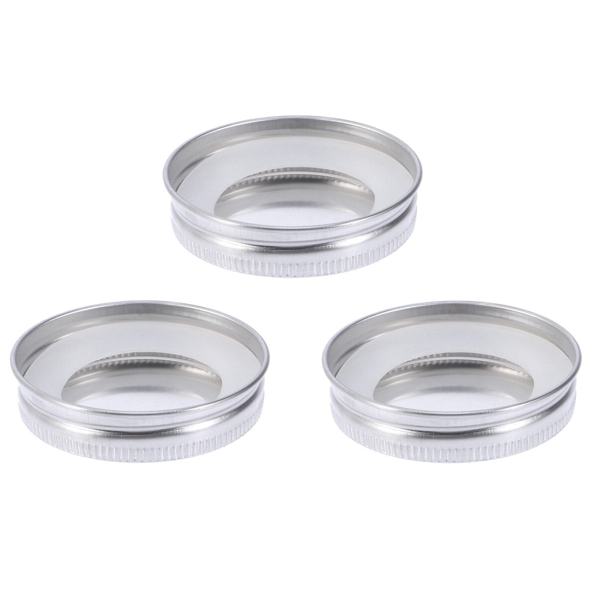 Glass Bottle Mason Jar Cover Can Lid Gaskets Stainless Steel Lids for