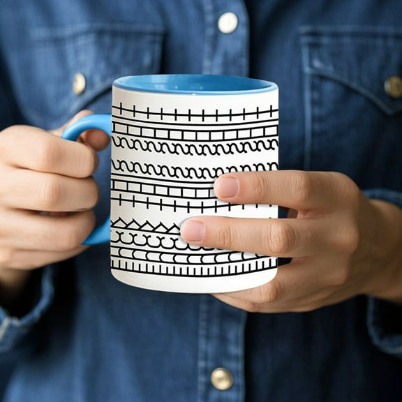 Hidden Message Coffee Mug Novelty Ceramic Cup Funny Humor for Coworkers Work Unique Adult Drinkware