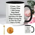 thumbnail image 1 of Glass&Bottle Product Grandma Mug Funny Wandering Mind Quote for Grandkids - I Came I Saw I Forgot What I Was Doing Work or Everyday Use, 1 of 6