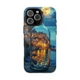 thumbnail image 1 of Glass Bottle Sea Cliff Town Refraction Artistic Scenic Protective Phone Case for iPhone 11 12 13 14 15 16 17 Pro Max, 1 of 2