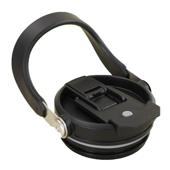 Glass & Bottle Tumbler Lid for IceFlow 20oz 30oz Replacement Flip Straw Spill-Proof Cover with Handle and Straw