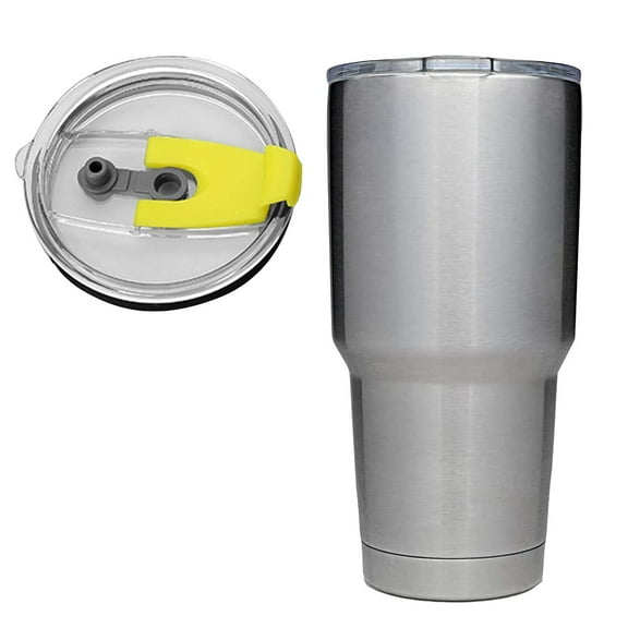 Glass&Bottle Tumbler Replacement Lids for Spill Proof and Prevention – Straw Friendly Design for Everyday Use