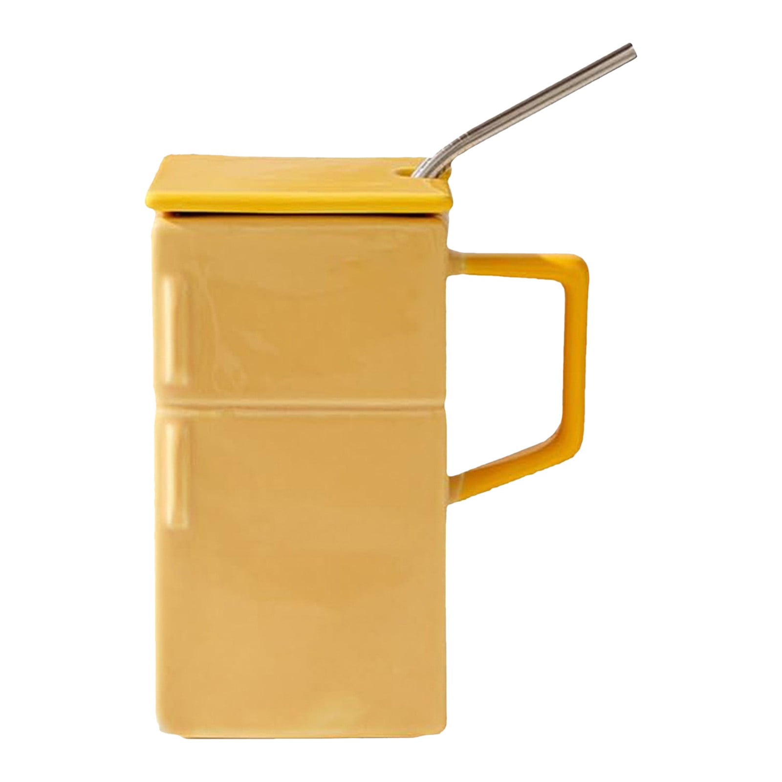Glass & Bottle Water Bottle Swing Top Bottle Juice Bottles Resin Refrigerator water cup yellow