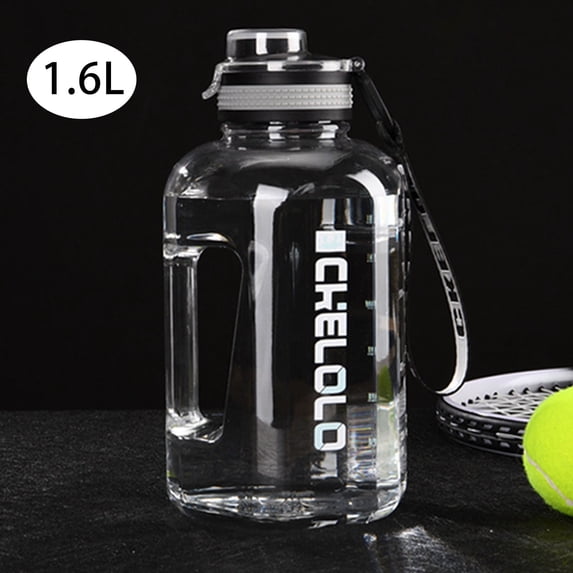 Glass & Bottle Outdoor Water Jug with Handle Large Capacity Leakproof Drinking Bottle for Fitness Camping and Everyday Use