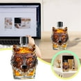 thumbnail image 1 of Glass&Bottle Wolf Head Glass Liquor With Exquisite Wolf Design Elegant Home Bar & Unique For Lovers Wolf - Bottle, 1 of 8