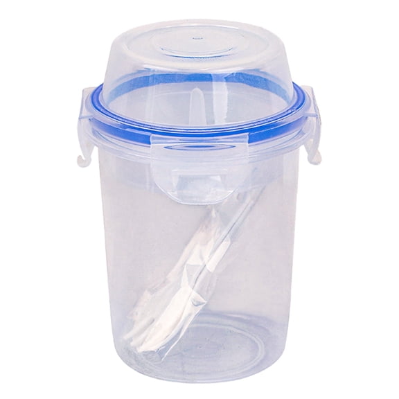 Glass&Bottle Yogurt Parfait Containers for Meal Prep with Leak Proof Design Overnight Oats & Cereal Travel Cup Multifunctional Glass & Bottle Packaging Solution for Yogurt Fruit and Snacks