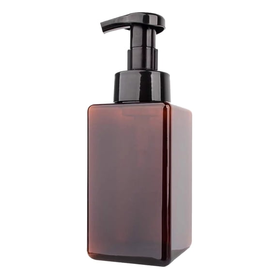 Glass&Bottle1 | Foaming Soap Dispenser 15Oz Refillable Foam Liquid Hand Soap Empty Bottle Container Brown 450ml