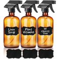 Glass Bottles, Glass Spray Bottles for Cleaning s, Plants, Hair Care ...