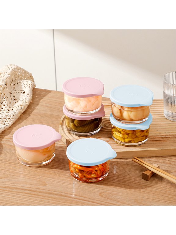 Glass Bowls with Lids - Salad Bowl Food Storage Containers, Glass Mixing Bowls, Serving Bowls Small Bowls Lunch Office Meal for Microwave, Oven, Freezer and Dishwasher, BPA Free by Xuniizn,One Size