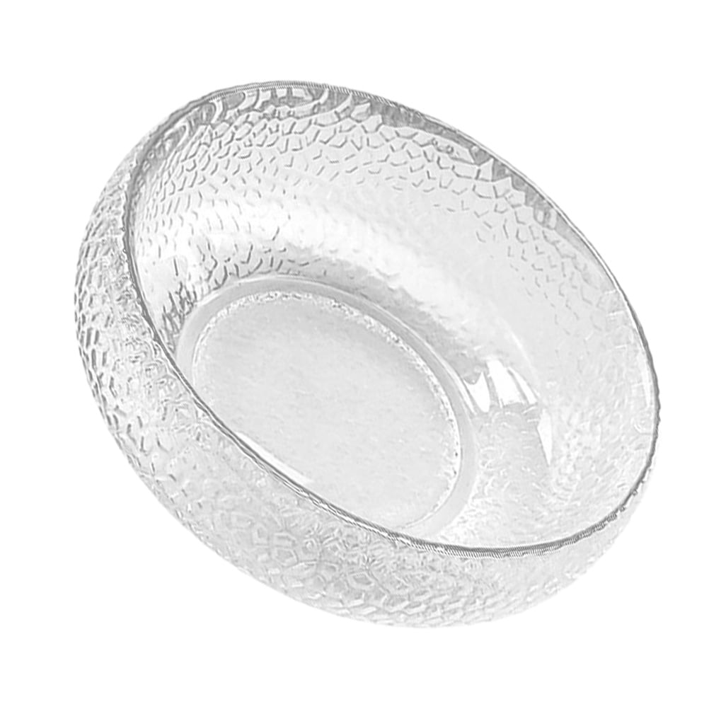 1pc Transparent Glass Bowl for Fruit Salad Dessert Container Tableware