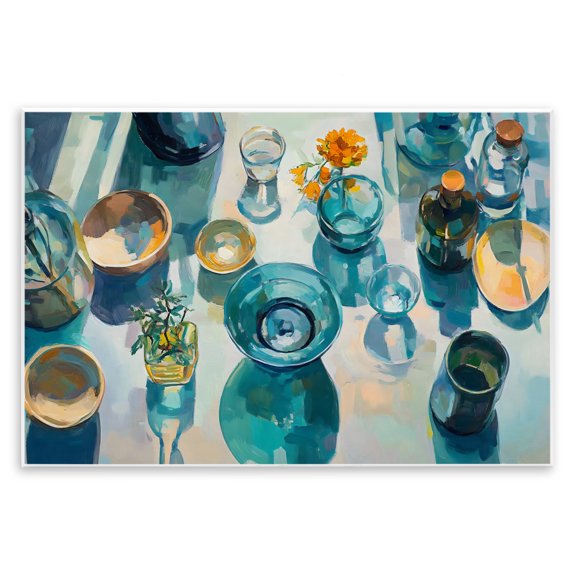 Stupell Industries Glass Breakfast Table Setting Wall Plaque Art, design by Creative Studio, 13 x 19