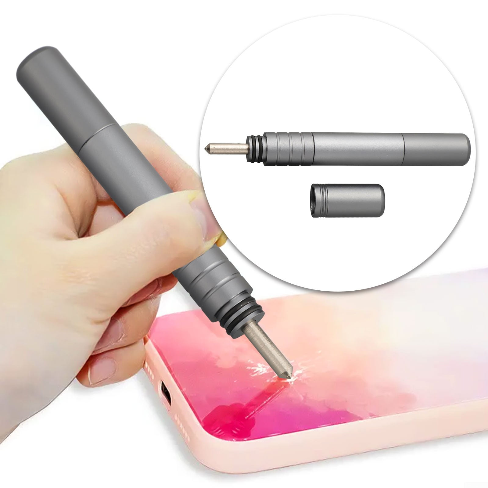 Glass Breaking Pen Breaking Tool for Cell Phone Rear Glass Cover Breaker Repair