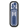 thumbnail image 1 of Glass Bubbling Test Tube Chemistry Science Applique Multi-Color Embroidered Iron-On Patch - 2.0 Inch Mini, 1 of 5