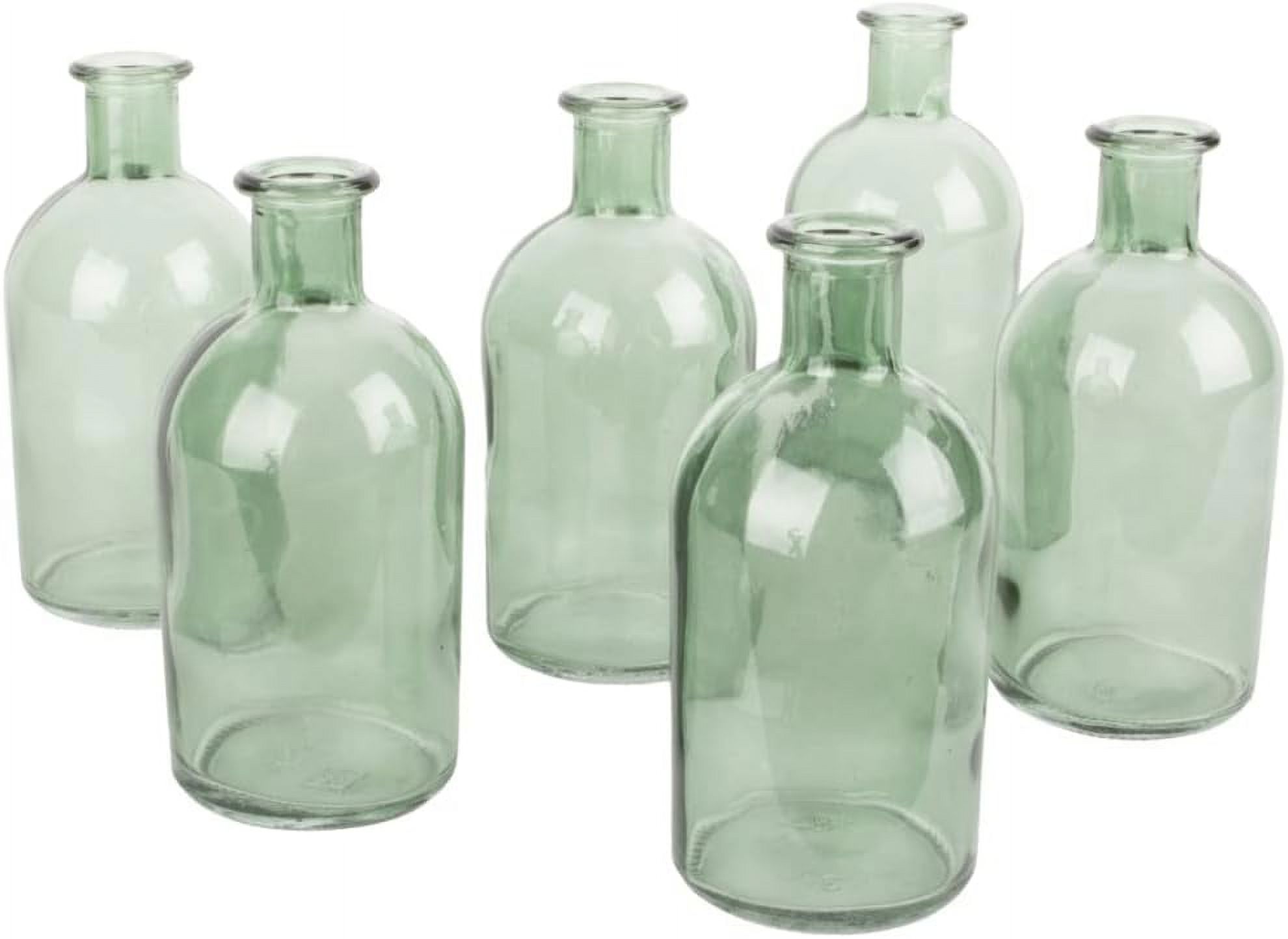 Glass Bud Vases, Small Apothecary Bottles, Bulk Decorative Jars, Vintage Centerpieces For
