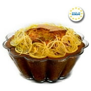 Glass Cake Mold Cake Pan, Fluted Baking Dish for Oven, Glass Serving Bowl, 57oz