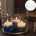 thumbnail image 1 of Glass Candle Holder,Floating Candle Vases,Glass Hurricane Candle Holder for Tea Light,6*5IN Clear Cylinder Pillar Candle Holder for Table Centerpiece, 1 of 7