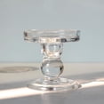 thumbnail image 1 of Glass Candle Holder Pillar Candle Stand Candlestick for Home Wedding Party Decoration (Height 3.5") for Formal Events, Wedding, Church, Holiday DéCor, Table Centerpiece Decoration, 1 of 13