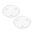 thumbnail image 1 of Glass Candle Plates, Ongmies Pillar Candle Holder Trays, Decorative Round Glass Trays - Perfect Pillar Candle Holders for Home & Event Decor, 1 of 4