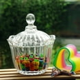 thumbnail image 1 of Glass Candy Jar with Lid, 32 Oz., Clear Crystal Cookie Jar, Decorative Jar for Party, Wedding, 1 of 5