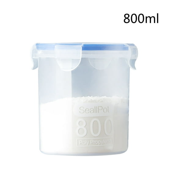 Glass Candy Jars With Lids Popular Pick！ Lloopyting 1Pc Storage Tank Kitchen Storage Box Sealed Food Preservation Plastic Preservation Container Storage Tank Grains Sealed Can