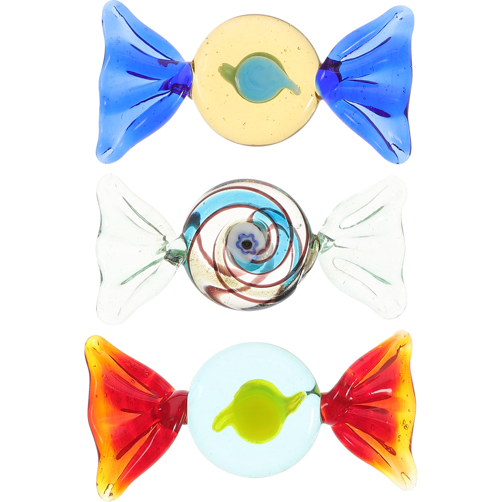Glass Candy Murano Candies Sweets Ornament Style Vintage Glasss Set