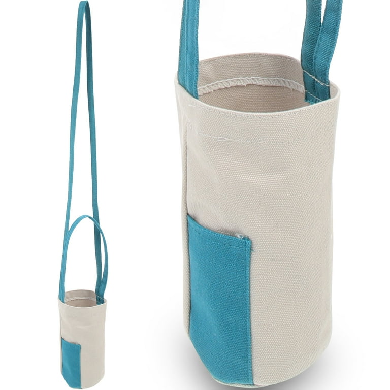 REOFLYUP Convenient Bottle Bag Simple Design Canvas 1Set - Main Image