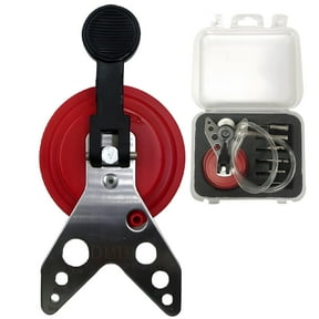 Tile Hole Locator, Suction Cup Drill Guide with Multiple Adapters for Ceramic Tile & Natural Stone, Adjustable Handle for Power Drill Use