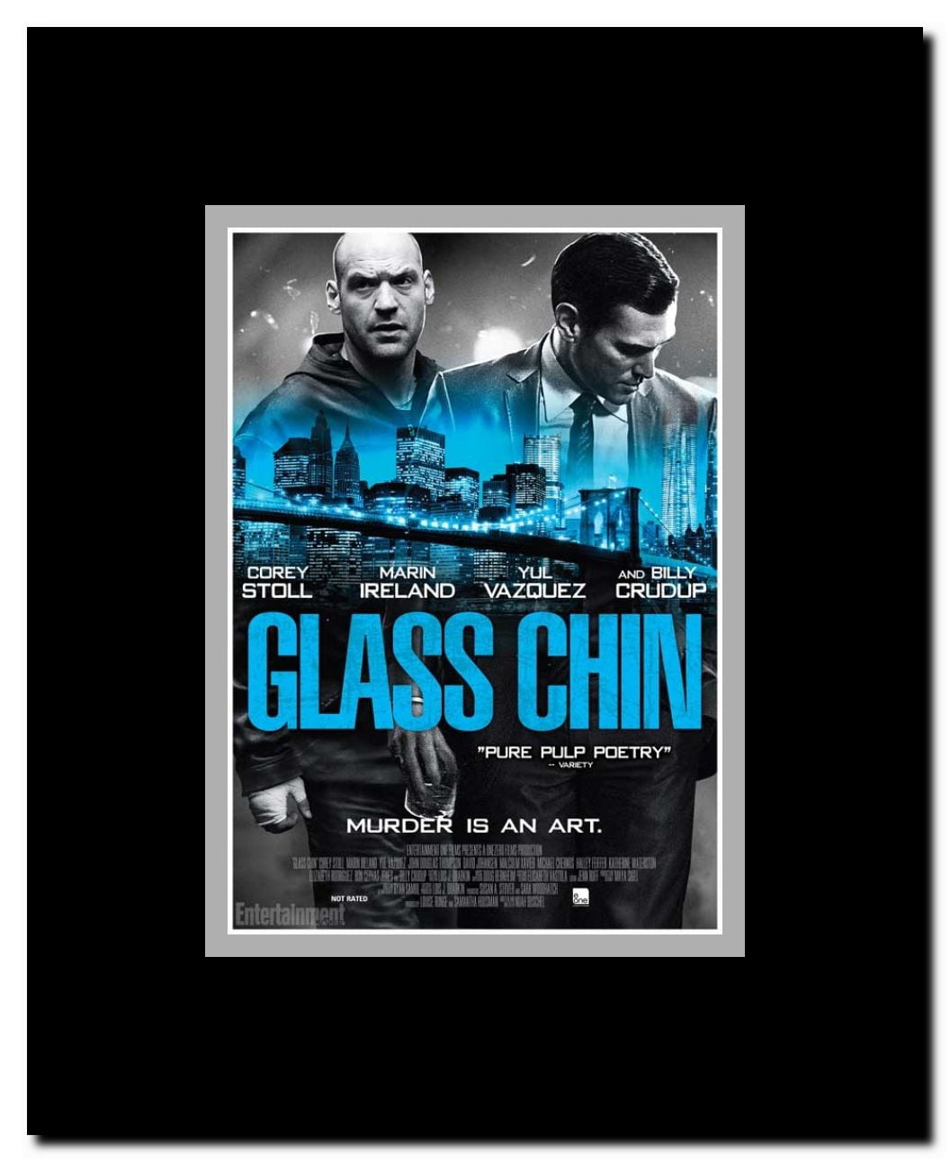 Glass Chin Framed Movie Poster