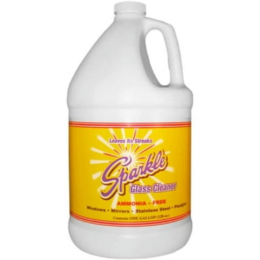 Glass Cleaner, Original Purple, 1 Gallon Refill Bottle, 128 OZ