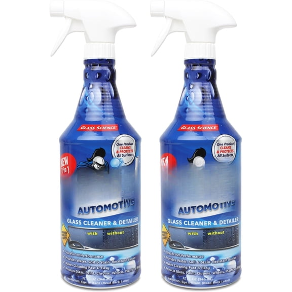 Glass Cleaner, Streak- with Protective Nano Barrier. , & Grime. Makes Glass Self-Cleaning. Safe & - 32 oz