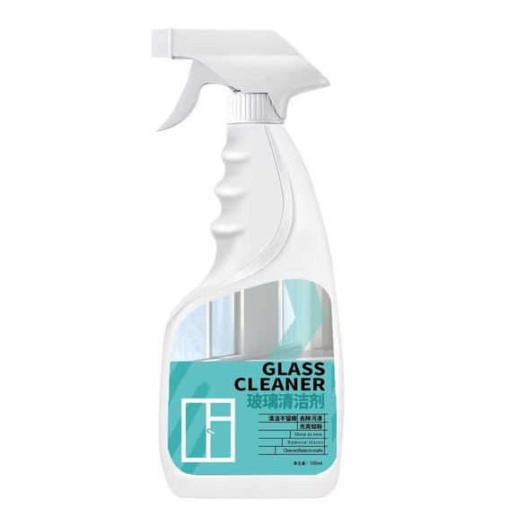 Glass Cleaner, Windshield and Mirror Streak-Free Cleaner for Home and Auto 500ml
