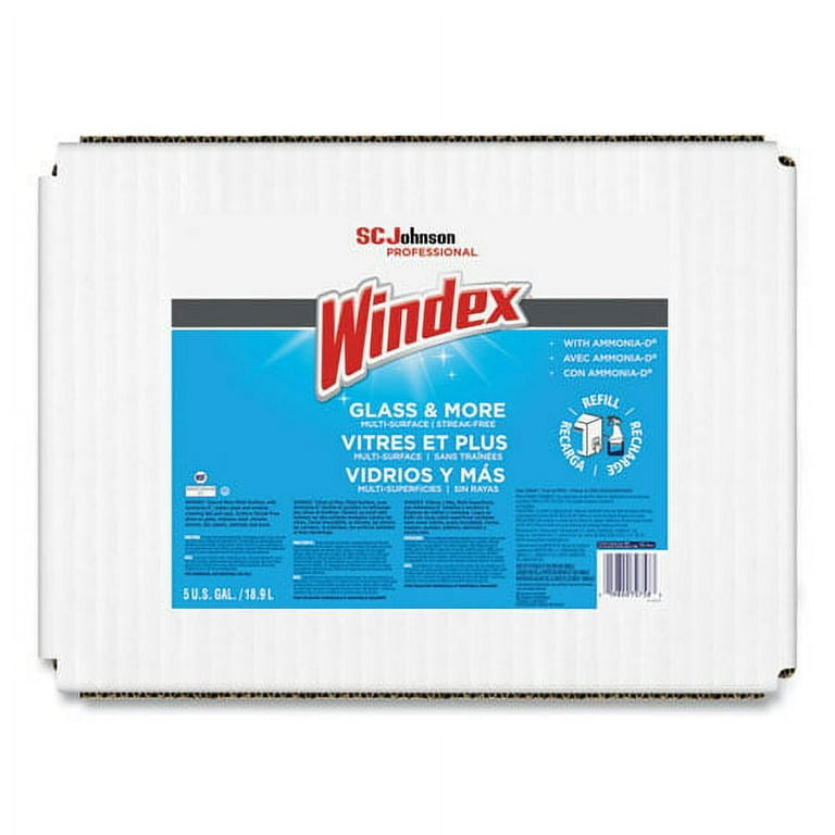 Glass Cleaner with Ammonia-D, 5 gal Bag-in-Box Dispenser Glass Cleaner with Ammonia-D, 5 gal Bag-in-Box Dispenser