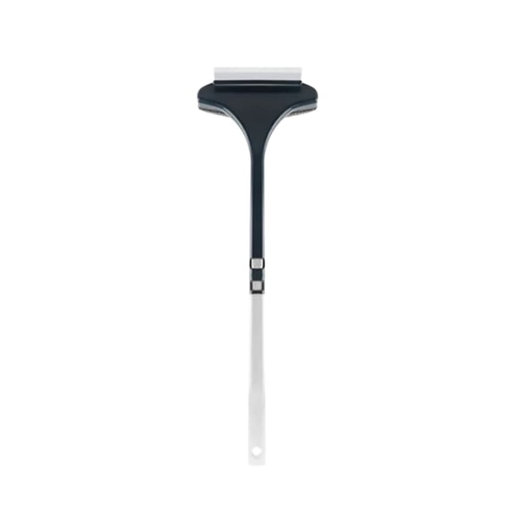 Glass Cleaning Brush 2in1 Window Wiper with Scraper Long Handle for Wet Dry Glass Cleaning Screen Cleaning Tool for Home Household