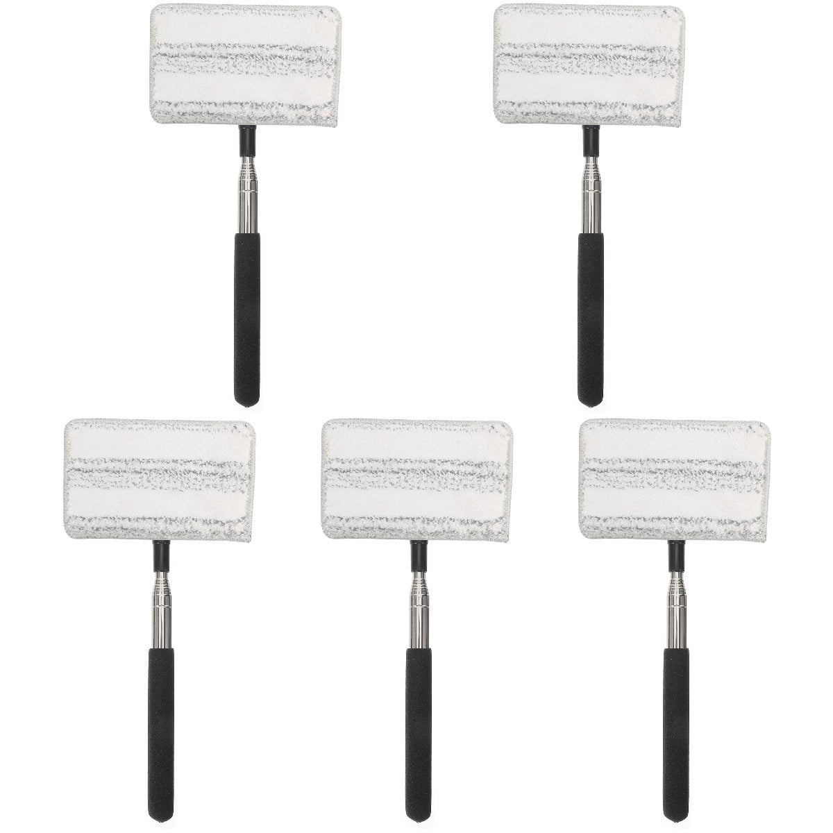 Glass Cleaning Brush 5 Pack Windshield Squeegee Long Handle Automotive