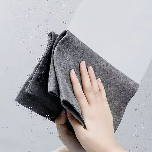 Glass Cleaning Cloth No Water Marks South Korean Fiber Magic Cleaning Cloth 30X40Cm Thin Bare Piece 1Pc Super Absorbent Streak-Free Lint-Free