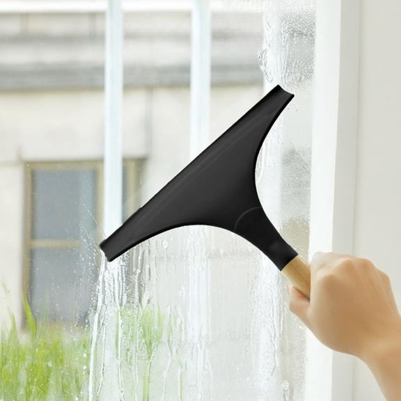Glass Cleaning Tool,For Household Use Glass Scraper,Window Scraper Mirror Cleaning Tool,Kitchen Squeegee Countertops Cleaning and Water Removal Scraper with Hanging Hole,9x9x1.18 in