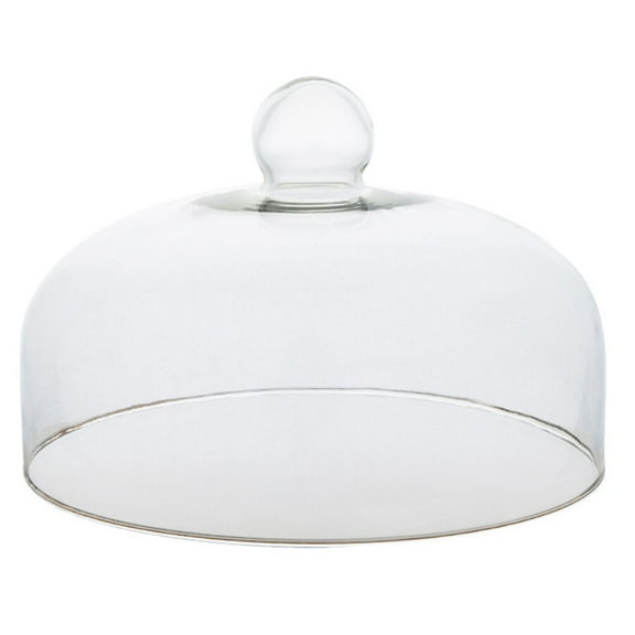 Glass Clear Cake Cover Dome Fresh Cover Snack Display Cover Cake Serving Platter Cover for Kitchen Home Party Bread Dessert Cake ( XL )