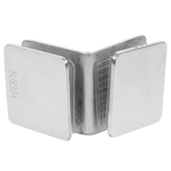 ifundom Glass Railing Bracket Clamp 304 Stainless Steel Glass Clamp for Deck Balcony Fence 1 Set