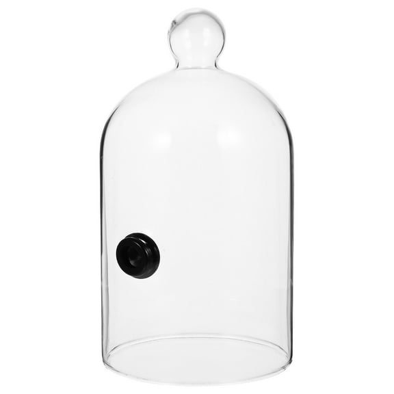 NIAIZEK Glass Food Cover Elegant Portable Lightweight Snack Dish Cover for Home 1Pc