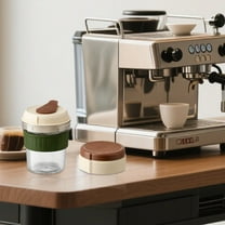 Glass Coffee Cup With Ice Tray Set For Home And Use Insulated Coffee Cup With Built In Tray