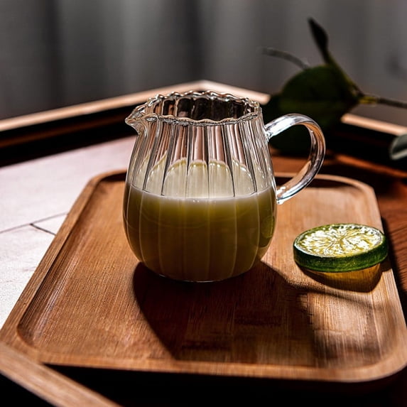 Glass Coffee Mug with Convenient Handle Tea Glasses for Hot/Cold Beverages Thermal Shock Resistant Tempered Glass Mugs for Cappuccino Latte Espresso
