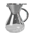 thumbnail image 1 of Glass Coffee Pot with Filter High Temperature Resistant Espresso Pots Graduated Scale Server 600ml, 1 of 1