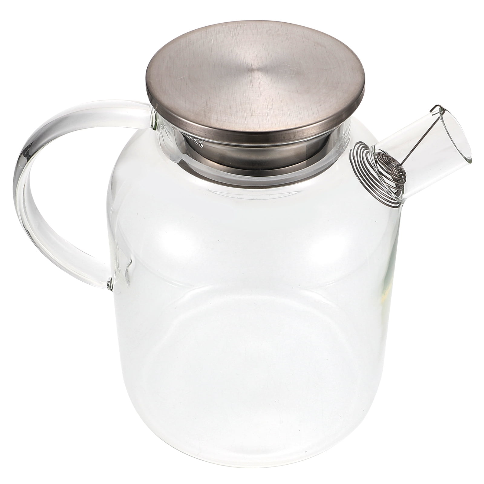 Glass Cold Water Jug Beverage for Fridge Drink Dispenser Refrigerator ...