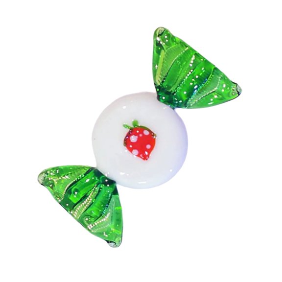 Glass Colorful Candy Figurines Glass Sweets Ornament Glass Sweets Statue Gift