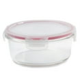 thumbnail image 1 of Glass Container Round Red 4.1 cup, 1 of 1