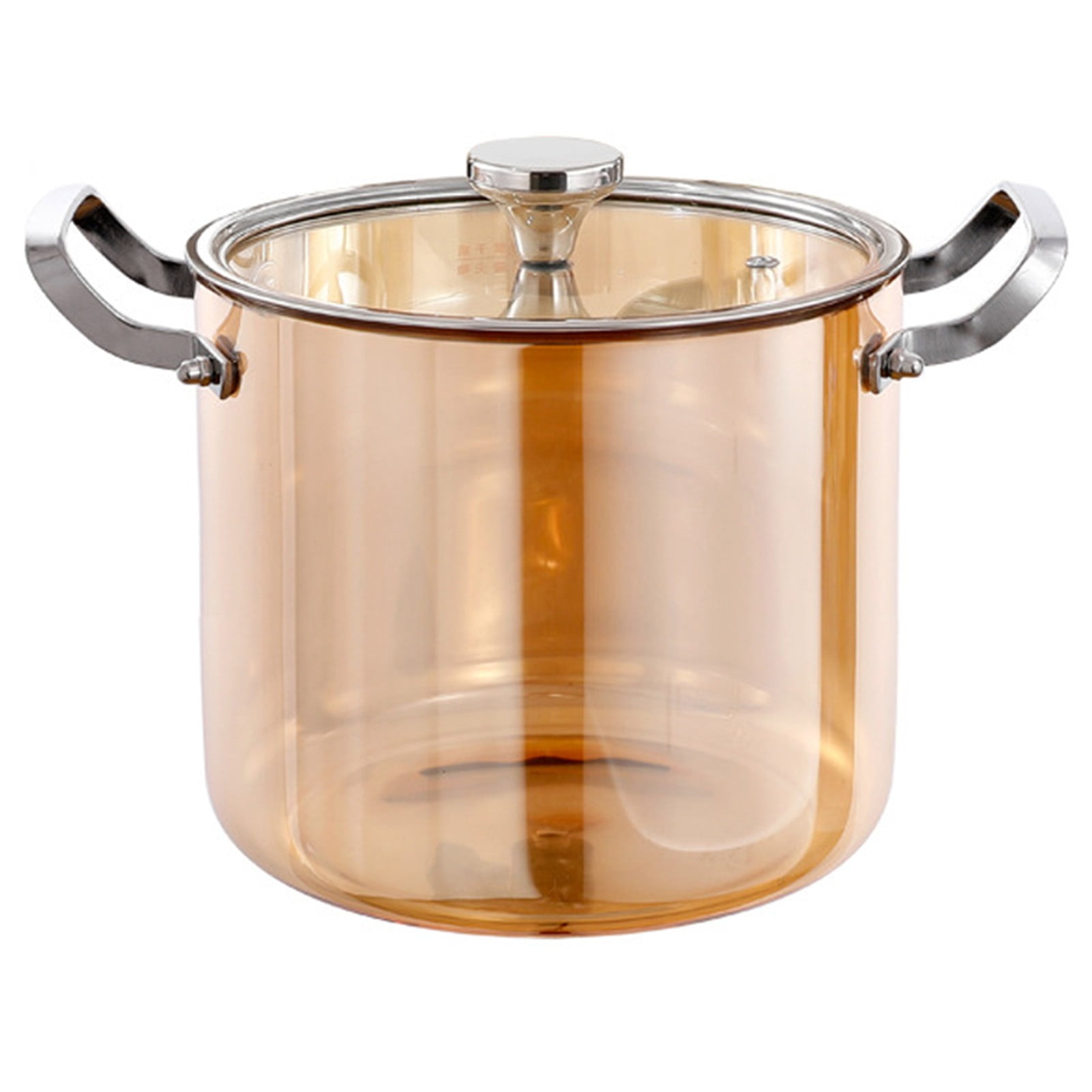 Glass Cooking Pot Heatable Clear Stockpot Glass Saucepan with Lid ...